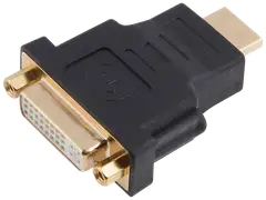 Wave Adapteri, HDMI uros - DVI-I Dual Link naaras, Musta - 1