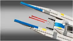 LEGO® Star Wars 75399 Andor™ kapinallisten U-Wing-tähtihävittäjä - 5