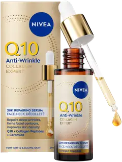 NIVEA 30ml Q10 Anti-Wrinkle Collagen Expert 3in1 Repairing Serum -kasvoseerumi - 3
