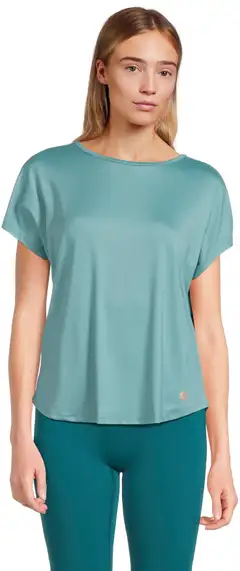 Danskin naisten lyhythihainen treenipaita DPS2606 - Dusty turquoise - 1