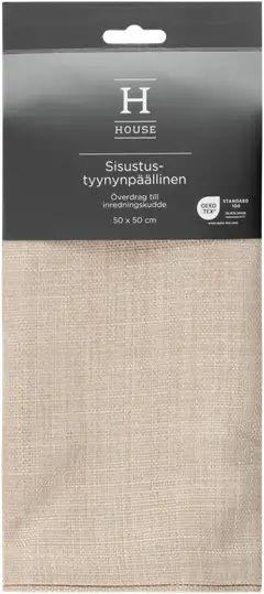 House sisustustyynynpäällinen Albert meleerattu 50x50 cm beige - 2