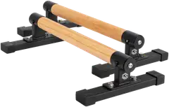 Gymstick Premium Parallettes nojapuut - musta-puu - 3