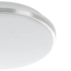 EGLO Plafondi Pinetto 18W Ø34cm valkoinen/musta - 2