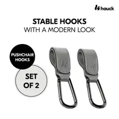 Hauck vaunujen koukut harmaa - 9