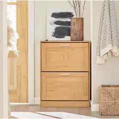 SoBuy kenkäkaappi vaalea tammi FSR137-N - 2