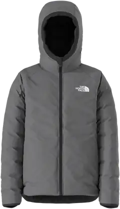 The North Face Nuorten käännettävä talvitakki B REV. PERRITO HOODED - BLACK - 2