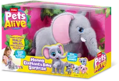 Pets Alive Mommy Elephant and Baby Surprise by ZURU - 2