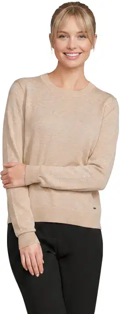 London Fog naisten merinovillaneule 213L264007 - beige - 1