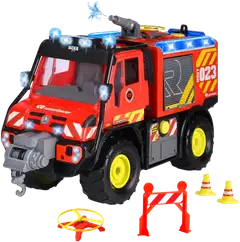 Dickie Toys Unimog U530 Paloauto valoin ja äänin - 2