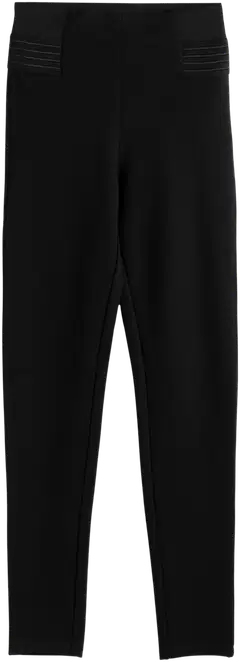 TEX naisten puntoleggingsit I970347 - BLACK 1 - 5