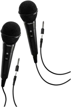 Hama dynaaminen mikrofoni Karaoke, 2 kpl - 2