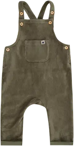 Ciraf vauvojen lappuhaalarit veluuria 250B262910 - Dusty Olive - 1
