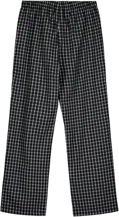 WKLY. naisten pyjamahousut 212W042634 - black check - 2