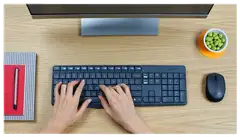 Logitech hiiri ja näppäimistö langattomat MK235 musta - 5