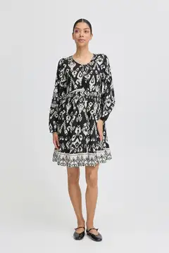 B.young naisten mekko Byjasmina - Black Eth Mix - 3