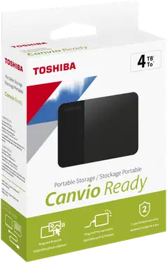 Toshiba Canvio Ready -ulkoinen kovalevy 4 TB - 3
