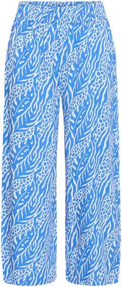 B.young naisten housut Bymmjoella crop - NATURE VIBES NEBULAS BLUE - 1