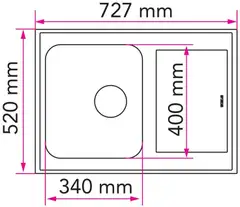 Stala allas upotettava EASE MA-40-40s monoreuna - 2