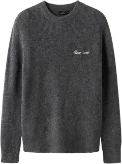 LMTD lasten neule - dark grey melange - 1