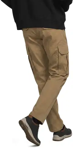 House miesten reisitaskuhousut 202H282505 - Camel brown - 3