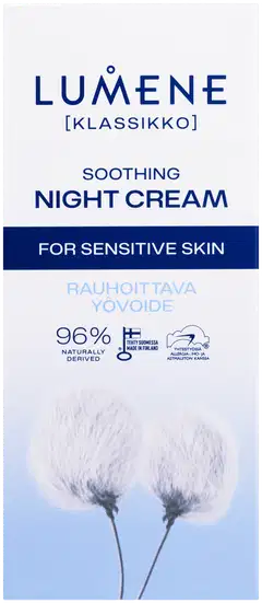 Lumene KLASSIKKO Rauhoittava yövoide 50ml - 2