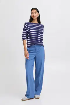 B.young naisten neulepusero Bymmorla t - Medieval Blue Mix - 3