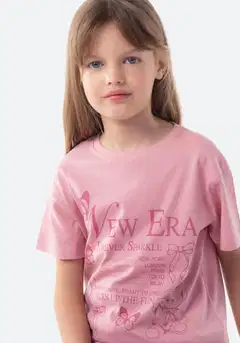 TEX BASIC lasten t-paita I276629 - PINK 2 - 1