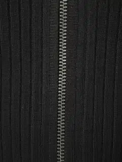 WKLY. naisten vetoketjullinen neuletakki 213W280255 - Black - 6