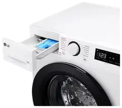 LG edestä täytettävä pyykinpesukone F4Y5EYP6W 11kg valkoinen - 6