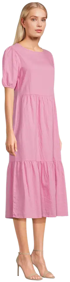 London Fog naisten pellavasekoitemekko 218L261703 - Cashmere rose - 4