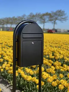 Bobi Classic postilaatikko, struktuurimusta - 2