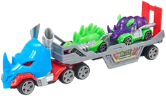 Teamsterz lelu Beast Machines Beast Mover kuljetusrekka ja 2 pikkuautoa - 2