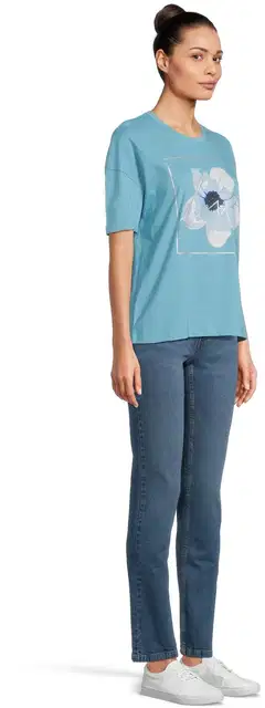 House naisten t-paita 213H261405 - milky blue - 4