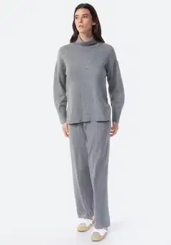 TEX naisten pooloneule I291411 - GREY - 2