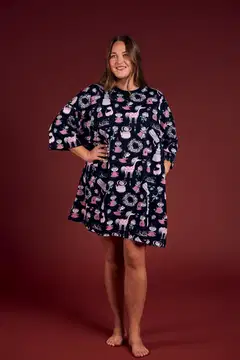 Muumi naisten paituli Myyn kekkerit 592973 - musta - 5