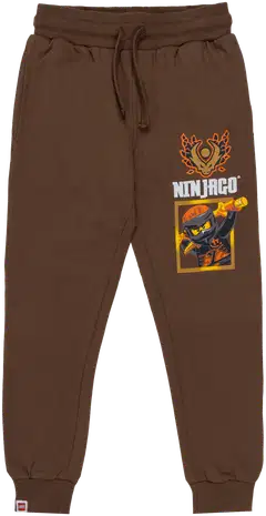LEGO lasten collegehousut A9-0583 - Brown - 1