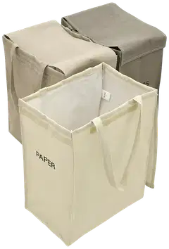 Åhléns Home säilytyskorisetti 3 pack Recycle 22x35x45 cm Beige Multi - 2