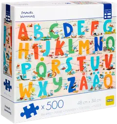 Peliko Mauri Kunnas palapeli 500 palaa aakkoset - 1