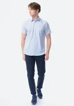 TEX miesten lyhythihainen kauluspaita I274798 - WHITE 1 - 4