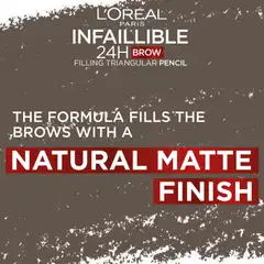 L'Oréal Paris Infaillible Brows 24H Filling Triangular Pencil 1.0 Ebony kulmakynä 1ml - Dark Blonde - 6