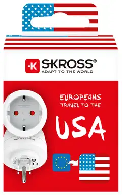 Skross Eurooppa - USA -adapteri - 4