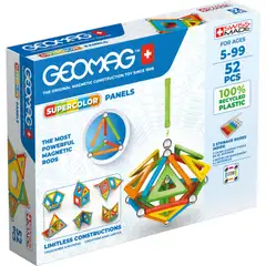 Geomag supervärikäs magneettinen rakennussarja 52 osaa - 11