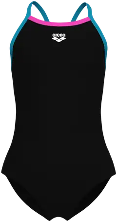 arena lasten uimapuku Light Drop Solid - Black-Eyeblush-Shocking Pink - 8