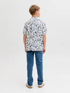 JJ REBEL JUNIOR lasten kauluspaita - Folkstone Gray - 4