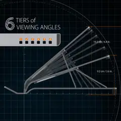 J5 Create kannettavan tietokoneen jalusta 4 x USB jakajalla - 5