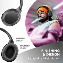 MusicSound langattomat vastamelukuulokkeet Nimbus musta - 5