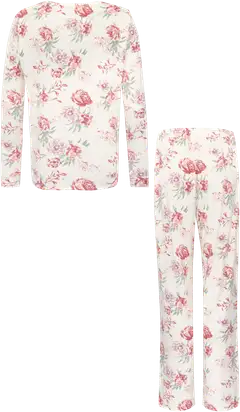 TEX naisten pyjama I997293 - ecru - 2