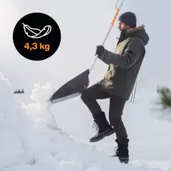 Fiskars Plus lumikola musta - 11