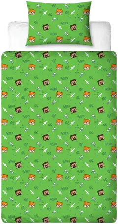 Lasten pussilakanasetti Minecraft 150x210 + 50x60 cm - 4