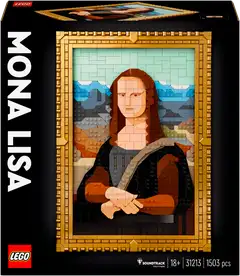 LEGO Art Mona Lisa, maalaus-rakennussetti aikuisille 31213 - 2